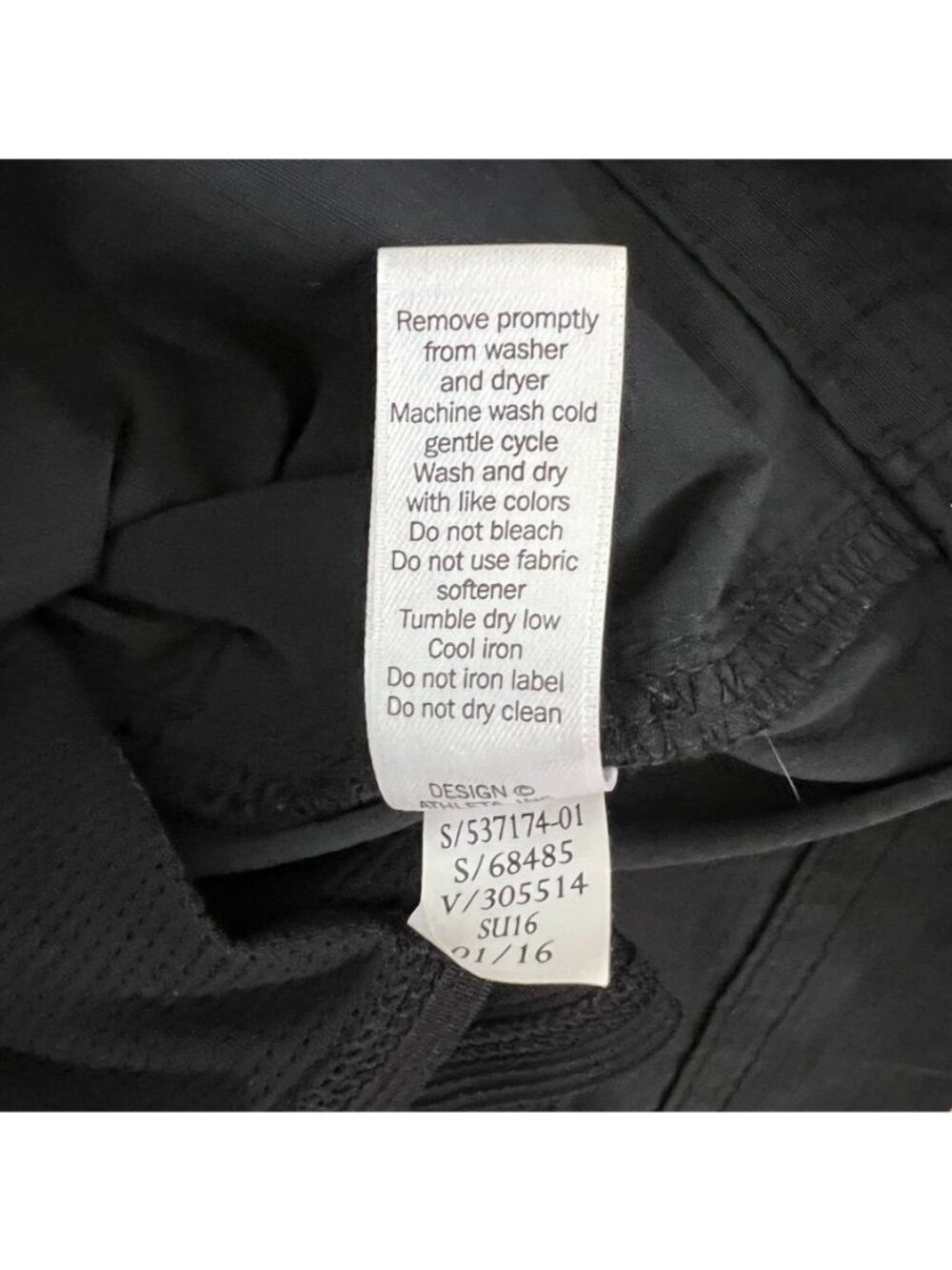Vtg Athleta Trekkie Skort Black Sz 10 Cargo Zip Pockets Gorpcore Athleisure Golf - Picture 8 of 10